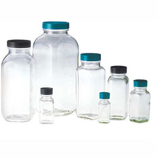Bottle 8oz Fr-Sq Gl #43 P/12