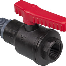 Burkle Ball valve PP, 3/4"outer - 3/4" inner, NW 20 mm