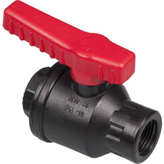 Burkle Ball valve PP, 1/2" inner - 1/2" inner, NW 15 mm