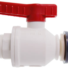 Burkle Ball valve food,1/2"outer-M29x1,75 outer,NW 15 mm
