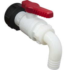 Burkle IBC discharge valve w/ angle discharge - S60x6/ 1"