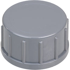 Burkle Captive cap 3/4" internal thread, PVC, gray