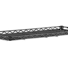 Metro 1230CSN-DSG Super Erecta Industrial Wire Cantilever Shelf, Smoked Glass, 12" x 30"