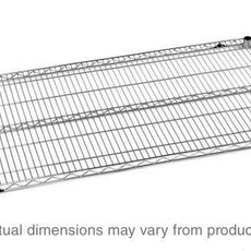 Metro Super Erecta 1424NC Industrial Wire Shelf, Chrome, 14" x 24"