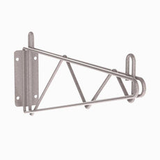 Metro 1WD18K4 Super Erecta Direct Wall Mount Single Shelf Bracket for 18" Wide Shelves, Metroseal Gray Epoxy