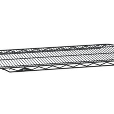 Metro 2448QBL qwikSLOT Wire Display Shelf, Black,24" x 48"