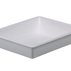 Burkle Laboratory tray, PP white, in. LxW 180x240mm, 3l