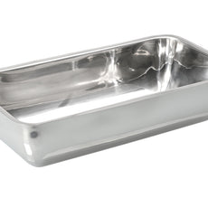 Burkle Bowl stainless steel, deep form, 500x300x100mm