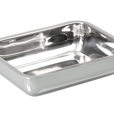 Burkle Bowl stainless steel, shallow form, 500x300x50 mm