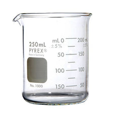Spectrum Chemical PYREX Low Form Griffin Beaker, 250mL - B4265-0250