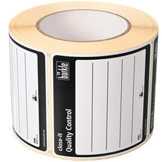 Burkle close-it control seal, 95x95 mm, black