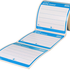 Burkle close-it maxi control seal, 150x150 mm, blue