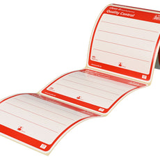 Burkle close-it food & pharma maxi seal, 150x150 mm, red