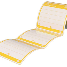 Burkle close-it food & pharma maxi seal, 150x150mm,yellow