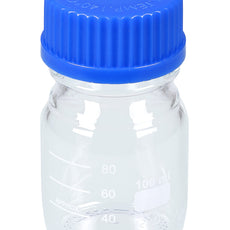 Burkle Glas sampling bottle, GL45, 100 ml, m.V.