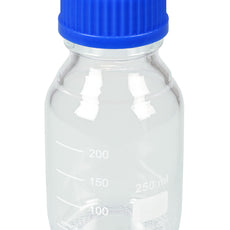 Burkle Glas sampling bottle, GL45, 250 ml, m.V.