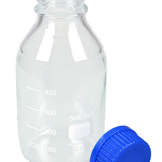 Burkle Glas sampling bottle, GL45, 500 ml, m.V.