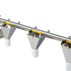 Burkle Emptying device, AISI304, length 100 cm, complete