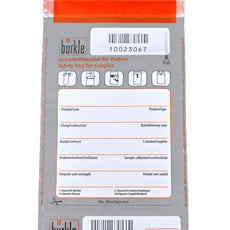Burkle Safety bag for samples, 500 ml, 275x145 mm
