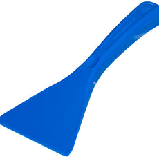 Burkle Food scrapers, blue, PS, sterile, 80 mm