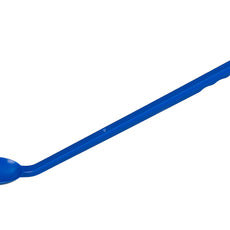 Burkle Food spoons, long handle, 20ml, PS blue, sterile