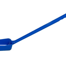 Burkle Food scoops, long handle, 100ml, PS blue, sterile