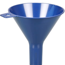 Burkle Detectable powder funnel PS, 100mm, blue, sterile