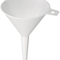 Burkle Disposable liquid funnel PS, Ø 100 mm, white