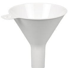 Burkle Disposable powder funnel PS, Ø 100 mm, white