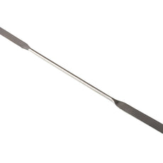 Burkle Micro double spatula square/rounded, 304, 210x9 mm