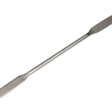 Burkle Chattaway double spatula square/round bent, 150 mm
