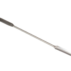 Burkle Powder spatula square/half-shell, AISI 304, 210 mm