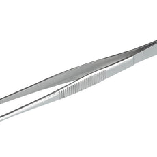 Burkle Forceps, stainless steel, blunt, straight, 130 mm