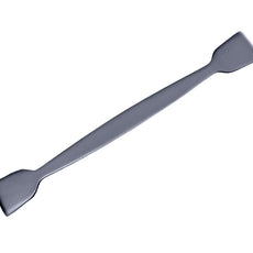 Burkle Double spatula, flat, square, AISI 304, 100 mm
