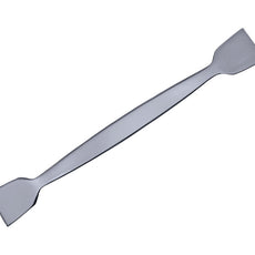 Burkle Double spatula, flat, square, AISI 304, 150 mm