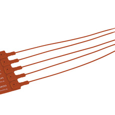 Burkle SampleSafe seal, PP/steel, red, LxØ 260x2 mm
