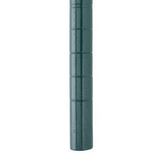 Metro Super Erecta 54UPK3 SiteSelect Mobile-Ready Industrial Wire Shelving Post, Metroseal Green Epoxy, 54" H