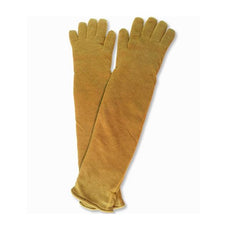 Heat & Cold Resistant Electrostatic Dissipative (ESD) Glove with PBI® Outer Shell and Nylon / Wool Lining - 27", Brown, Large - 57G