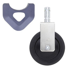 Metro 5MRX 5" Resilient Rubber Rigid Stem Caster for MetroMax Industrial Plastic Shelving Racks