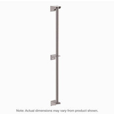 Metro 63PDFK4 Super Erecta Wall Mount Post, Metroseal Gray Epoxy, 63" H