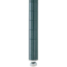 Metro Super Erecta 63PK3 SiteSelect Industrial Wire Shelving Post, Metroseal Green Epoxy, 63" H