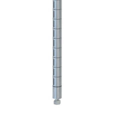 Metro 74PQ qwikSLOT Wire Shelving Post, Brite, 74"H