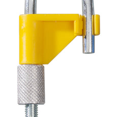 Burkle stop-it hose clamp, Easy-Click, Ø 15 mm, yellow