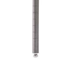 Metro Super Erecta 86PK4 SiteSelect Industrial Wire Shelving Post, Metroseal Gray Epoxy, 86" H