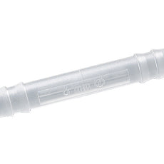 Burkle Connector straight, cylindrical, PVDF, Ø 5-7 mm