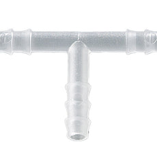 Burkle T-connector, PP, for Ø 3-5 mm, cylindrical nozzles