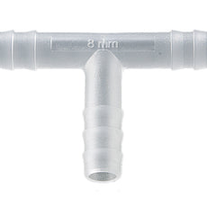 Burkle T-connector, PP, for Ø 7-9 mm, cylindrical nozzles