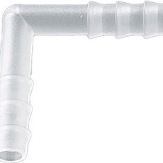 Burkle Angled connector, PVDF, for Ø 3-5 mm, cylindrical