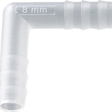 Burkle Angled connector, PP, for Ø 7-9 mm, cylindrical