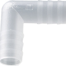 Burkle Angled connector, PP, for Ø 13-15 mm, cylindrical